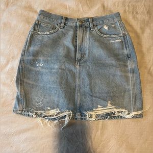 Agolde denim skirt